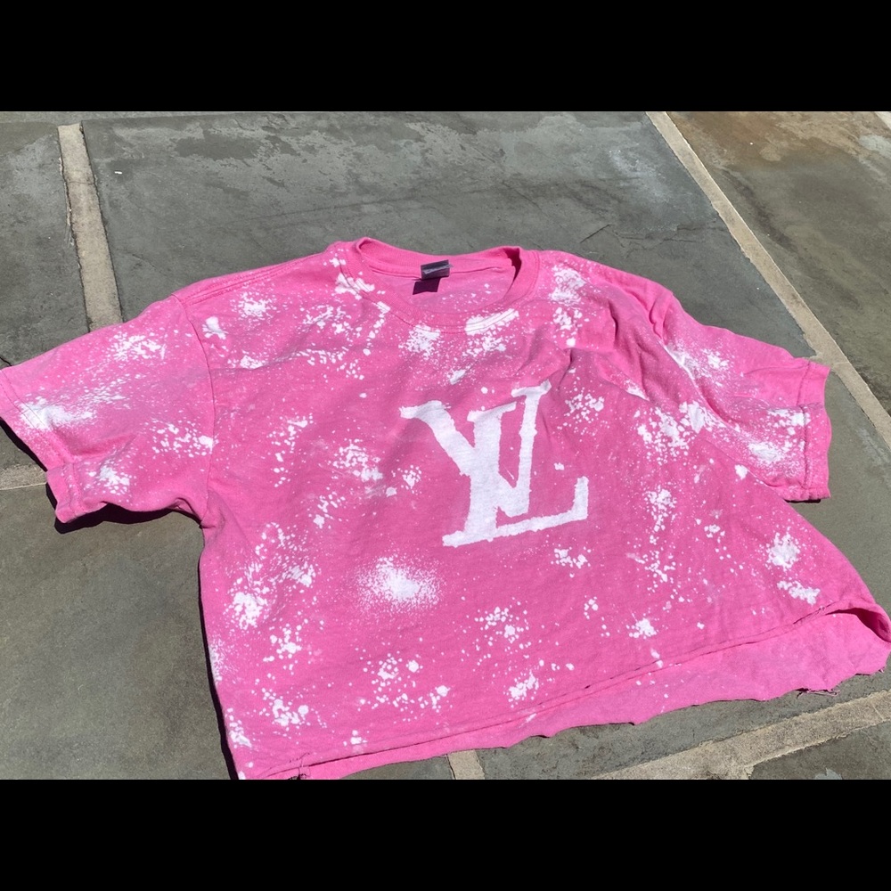 Bleached LV shirt (louis Vuitton)